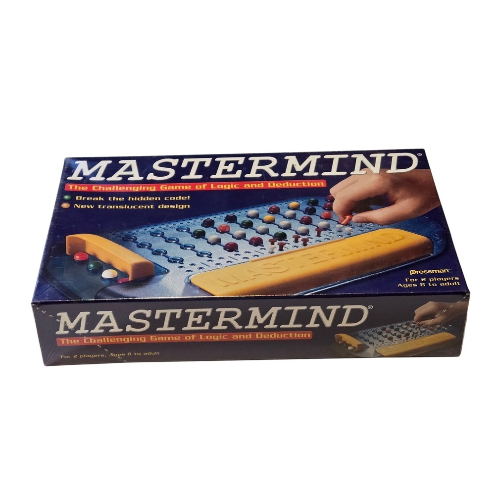 2002 Pressman Mastermind #3018 Logic & Deduction Game Factory Sealed